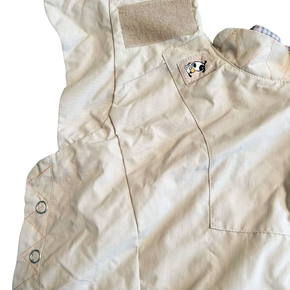 Thunder Coat Dog Rain Jacket Size Medium Water‎ Resistant Full Zip Lightweight